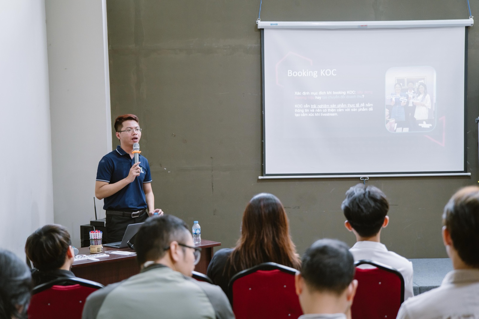 Nguyễn Hải Nam chia sẻ trong một buổi workshop